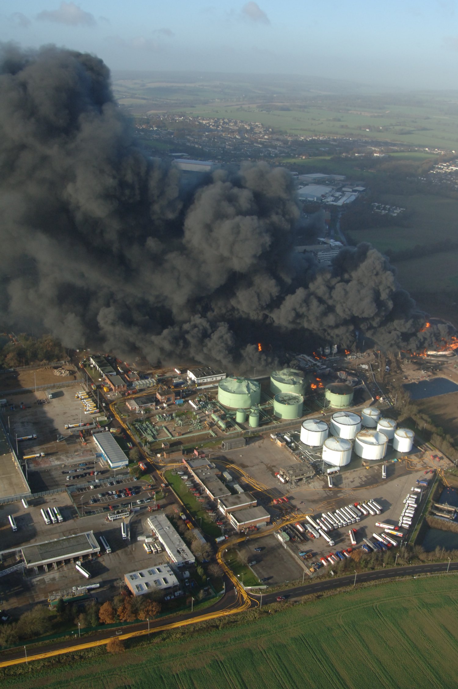 Large industrial site requiring wide-area defensive application